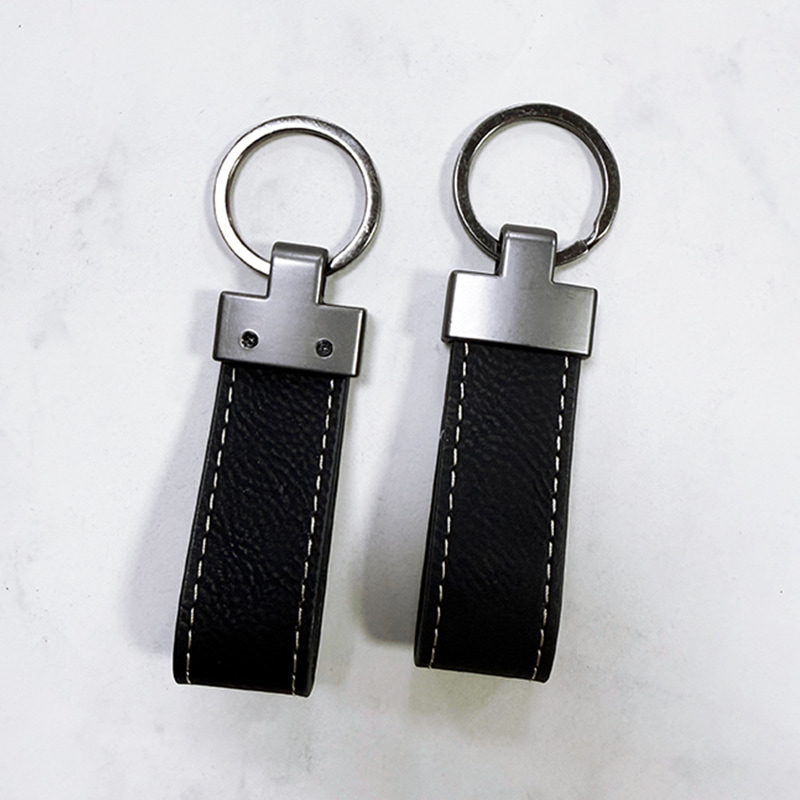 Laserbare kunstleren Lanyard-sleutelhanger