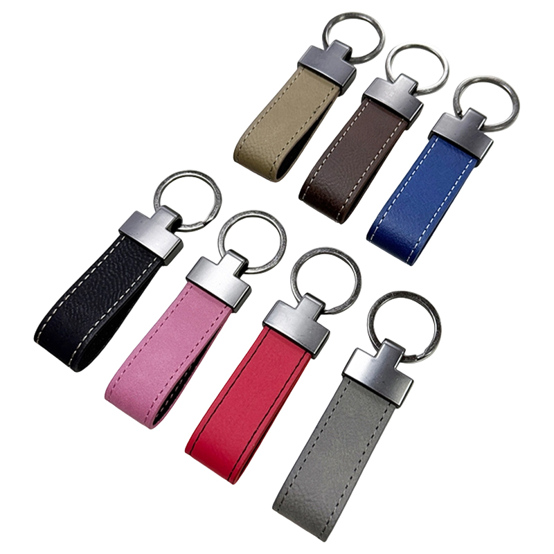 Laserbare kunstleren Lanyard-sleutelhanger