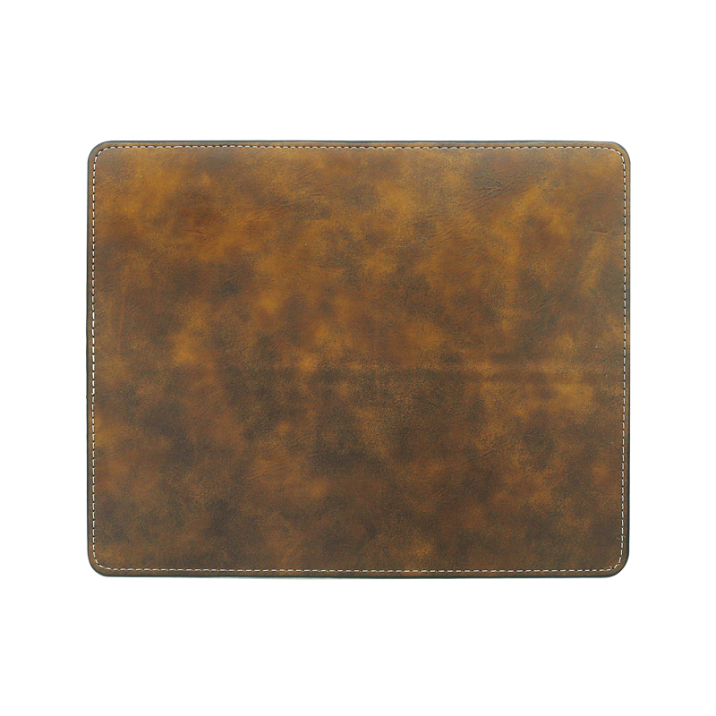 Laserbare kunstleer rechthoekige muismat 25*20cm