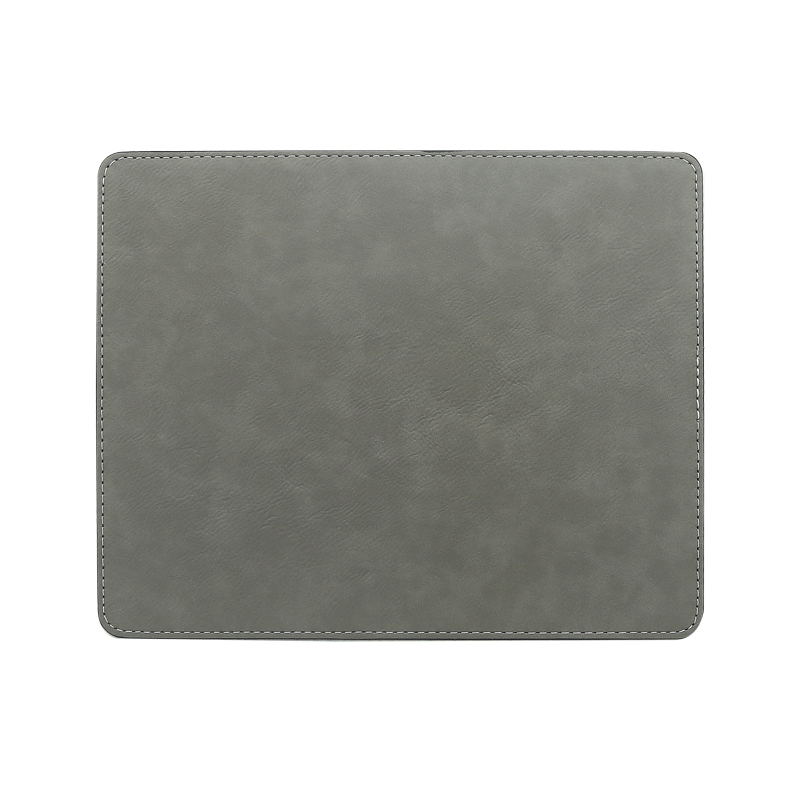 Laserbare kunstleer rechthoekige muismat 25*20cm