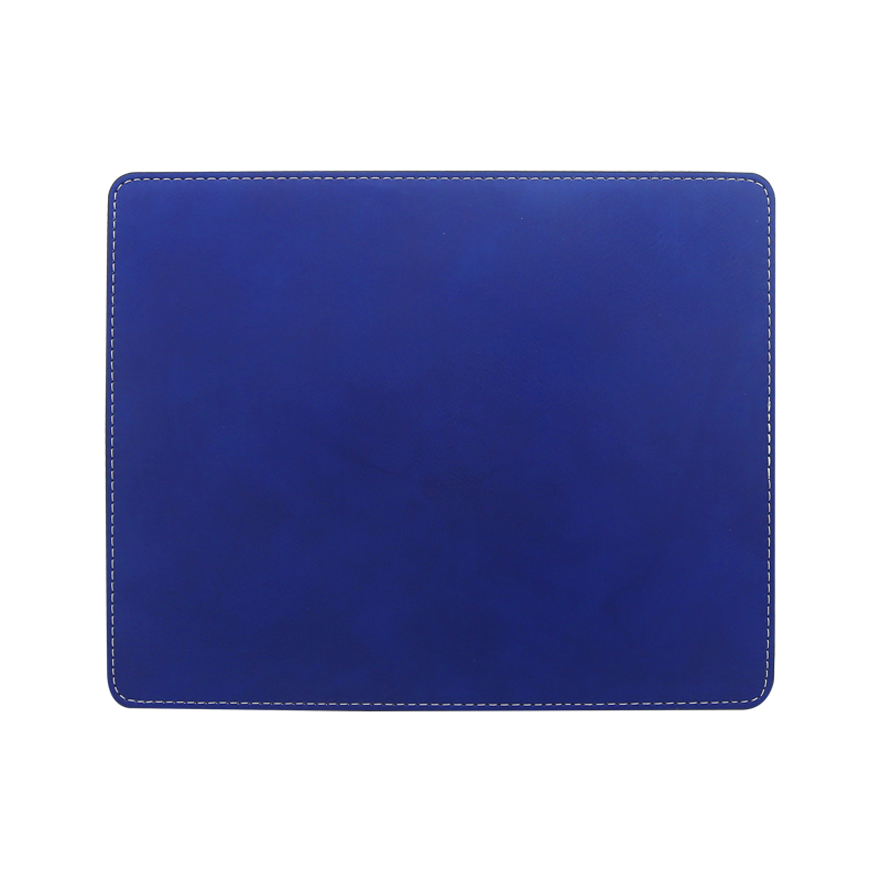 Laserbare kunstleer rechthoekige muismat 25*20cm