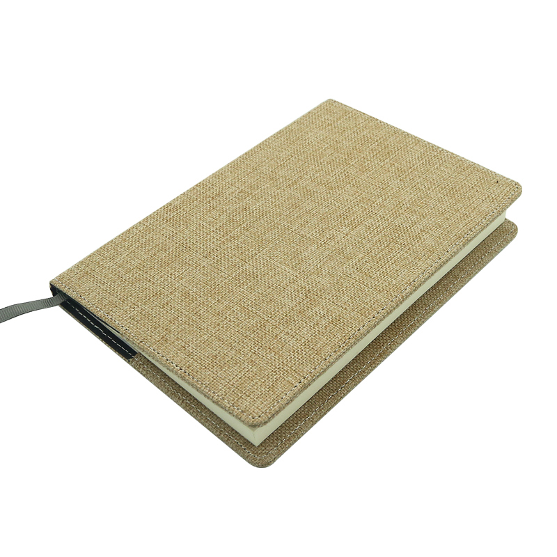 Sublimatie jute verwisselbaar notitieboekje - A4-formaat