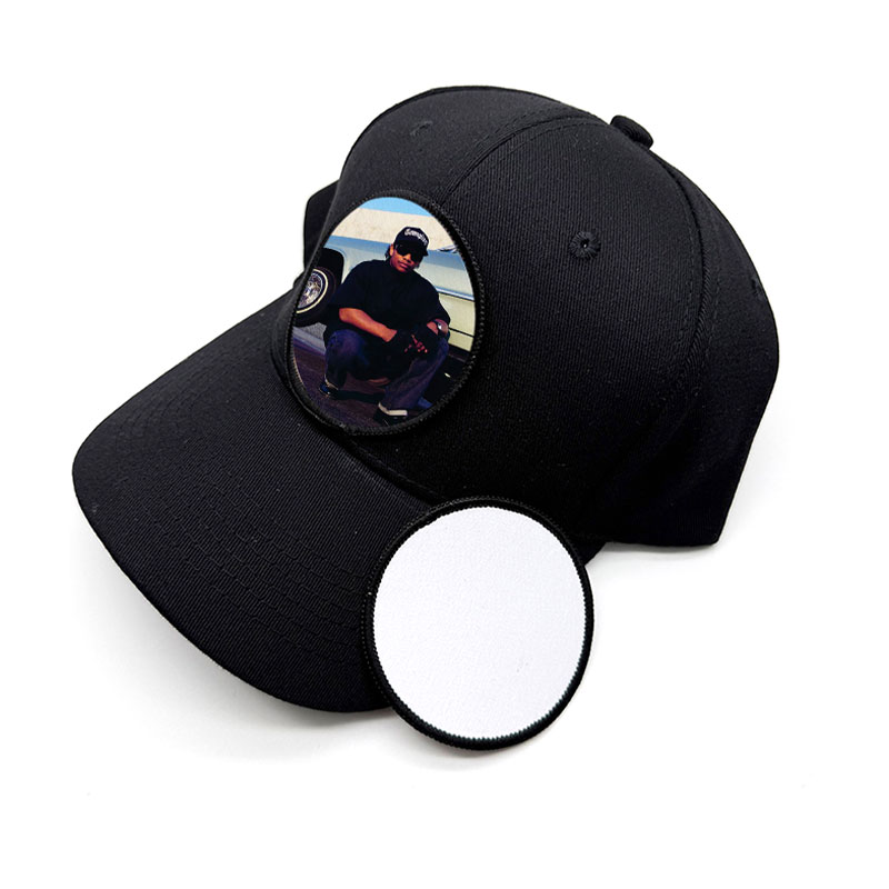 2 1/2' ronde sublimatiestof Merrow-patch met lijm 2 1/2' ronde sublimatiestof Merrow-patch met lijm