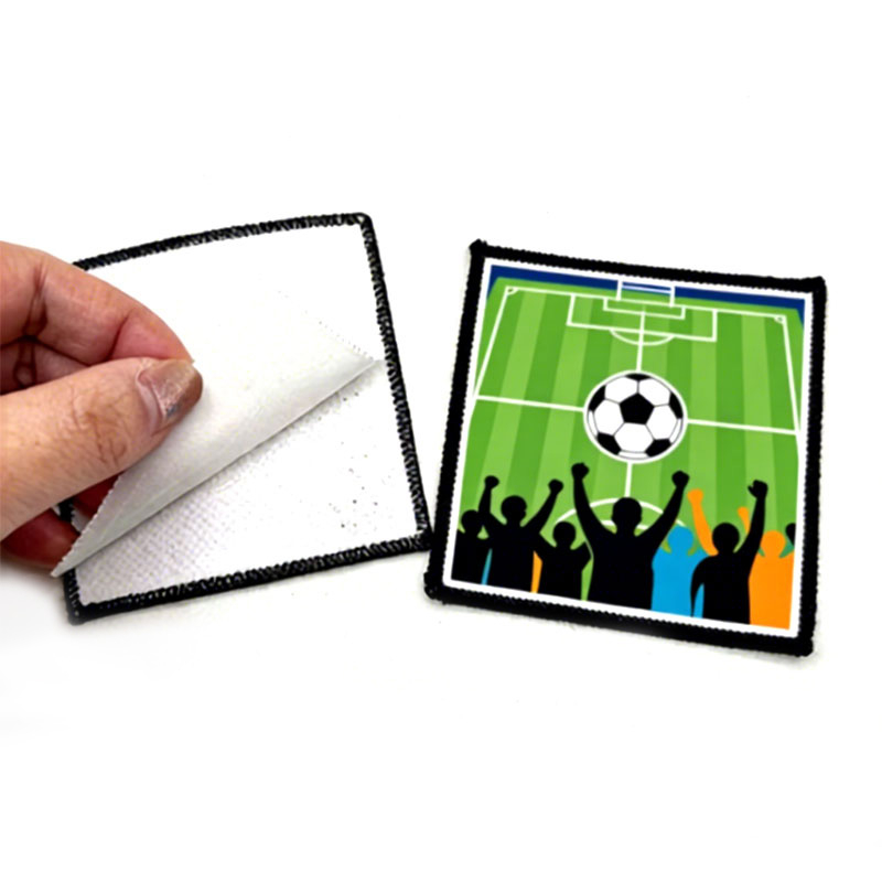 3' x 3' vierkante sublimatiestof Merrow-patch met lijm