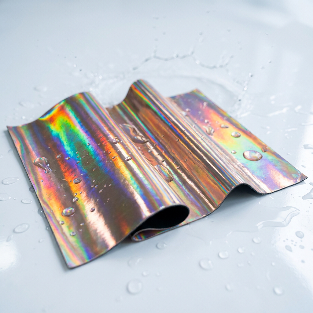 Holografisch laserbaar kunstleervel met lijm/zonder lijm