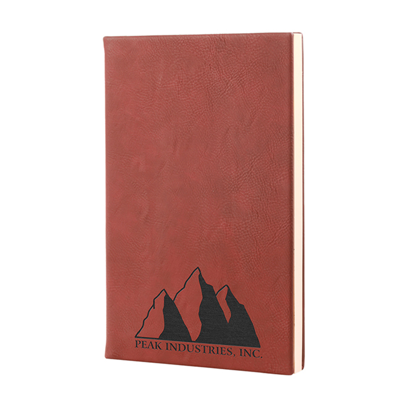 Laserbaar kunstleer 5 1/4 x 8 1/4 schetsboek
