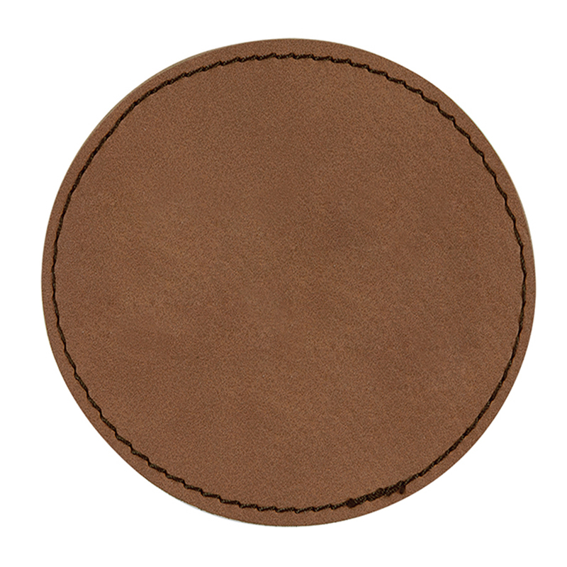 Ronde kunstleren patches van 3 inch Ronde kunstleren patches van 3 inch