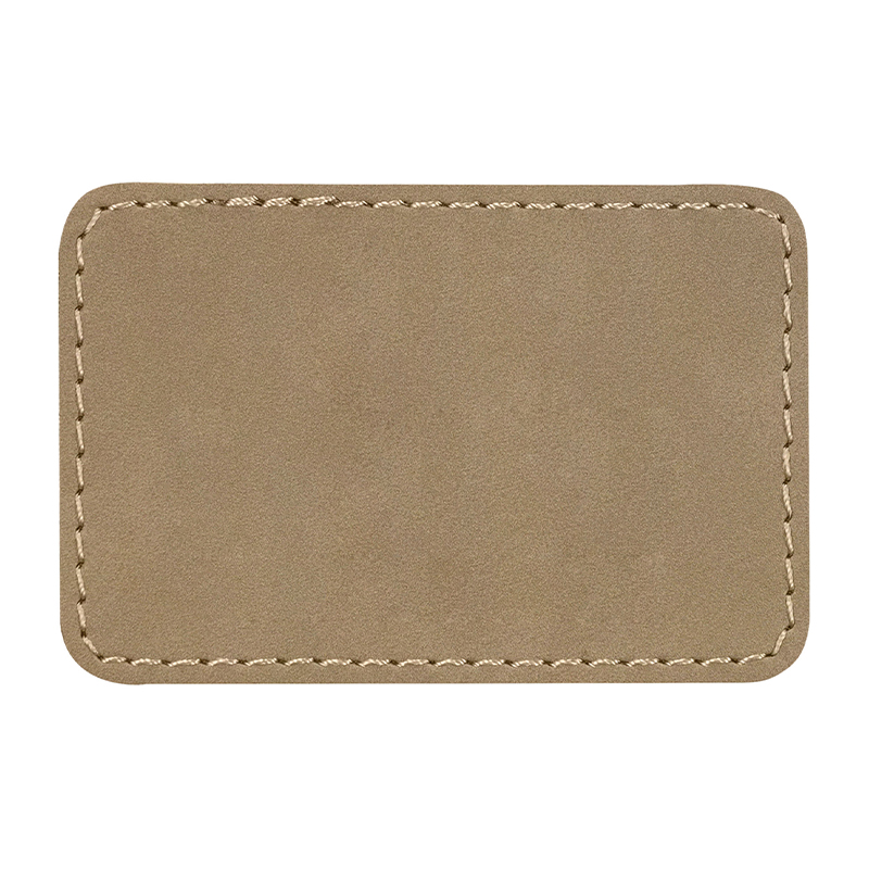 3 'x 2' rechthoekige kunstleren patches