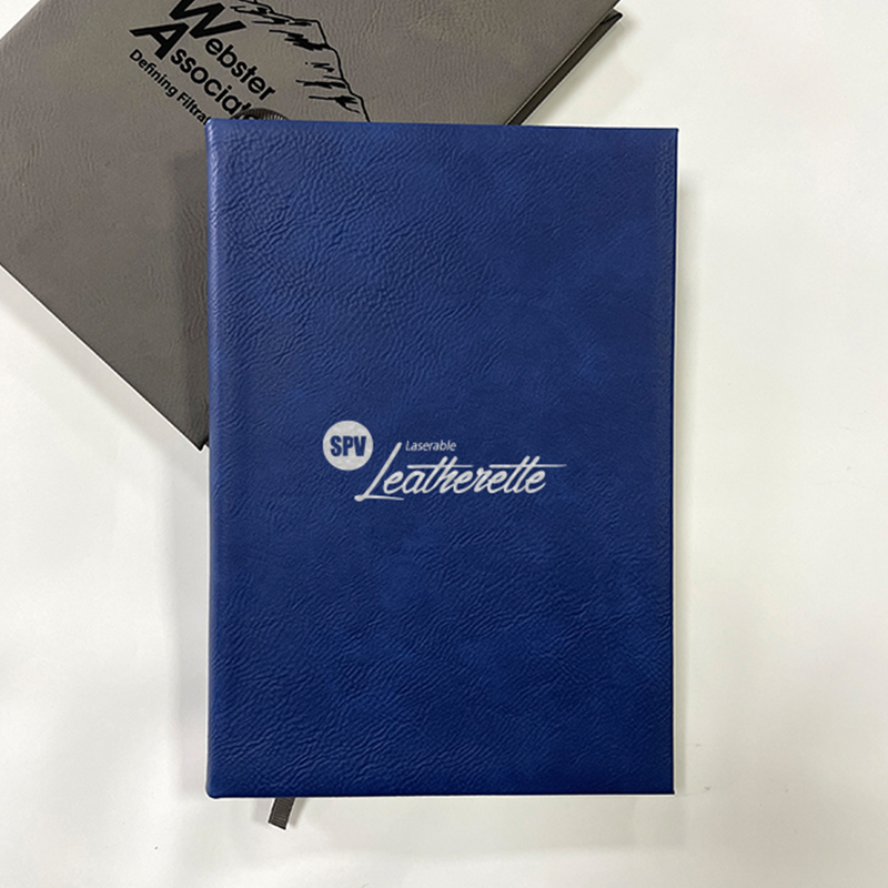 Laserbaar kunstleer 7 x 9 3/4 schetsboek