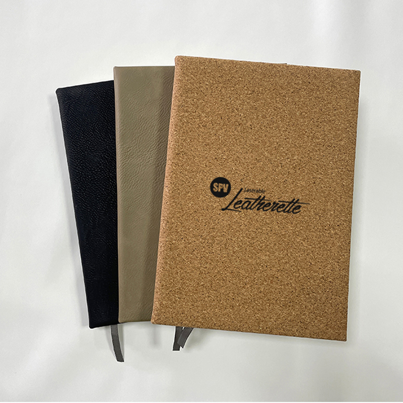 Laserbaar kunstleer 7 x 9 3/4 schetsboek