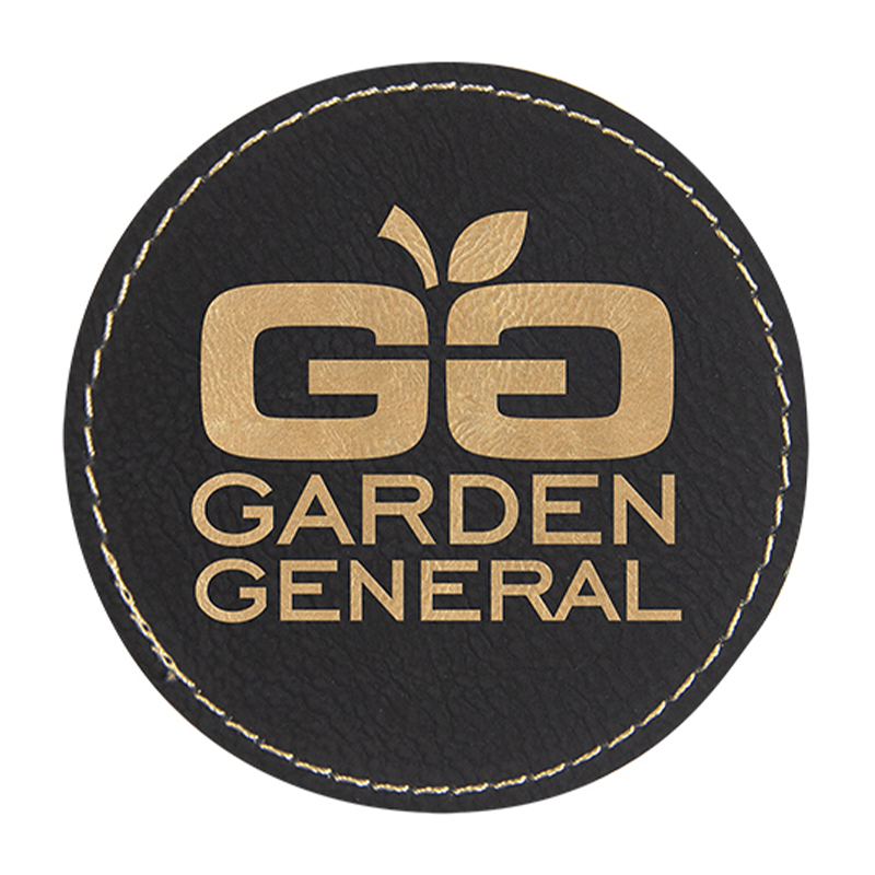 2 1/2' ronde kunstleren patches
