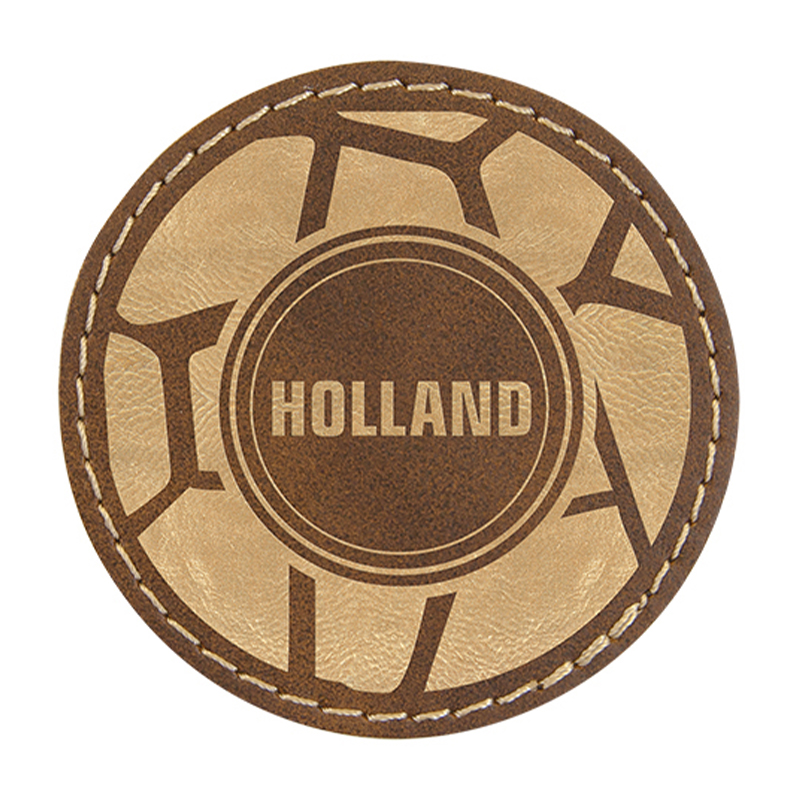 Ronde kunstleren patches van 3 inch Ronde kunstleren patches van 3 inch
