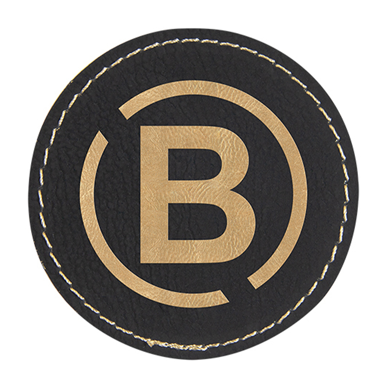 Ronde kunstleren patches van 3 inch Ronde kunstleren patches van 3 inch