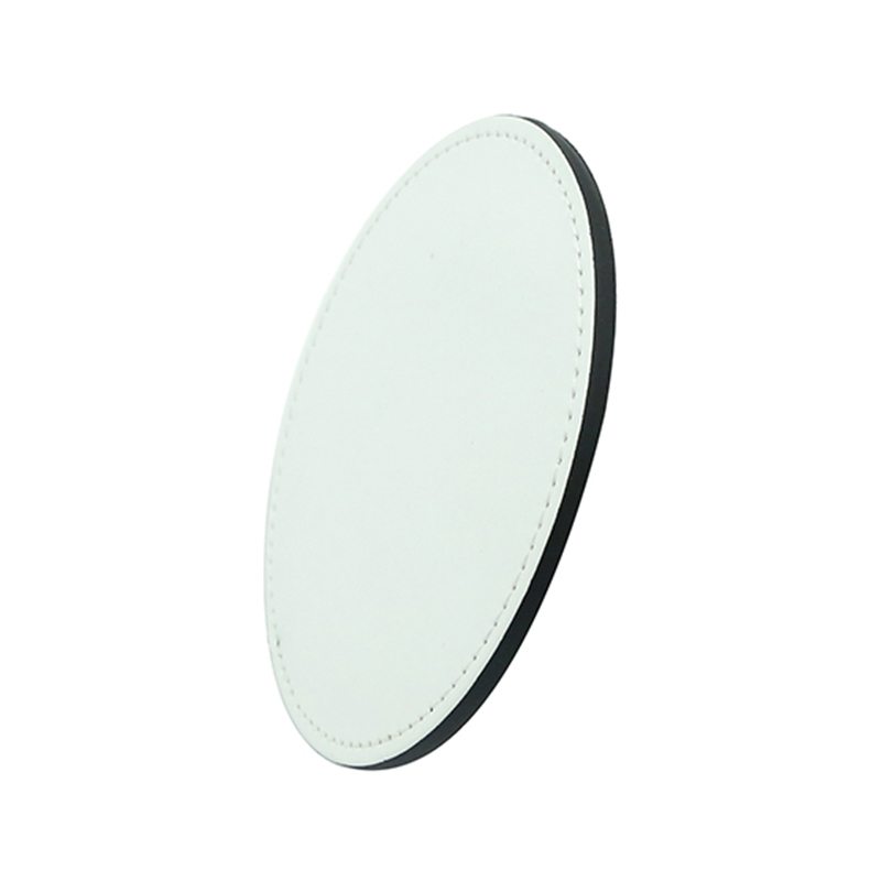 Sublimatie PU lederen mokonderzetter - rond