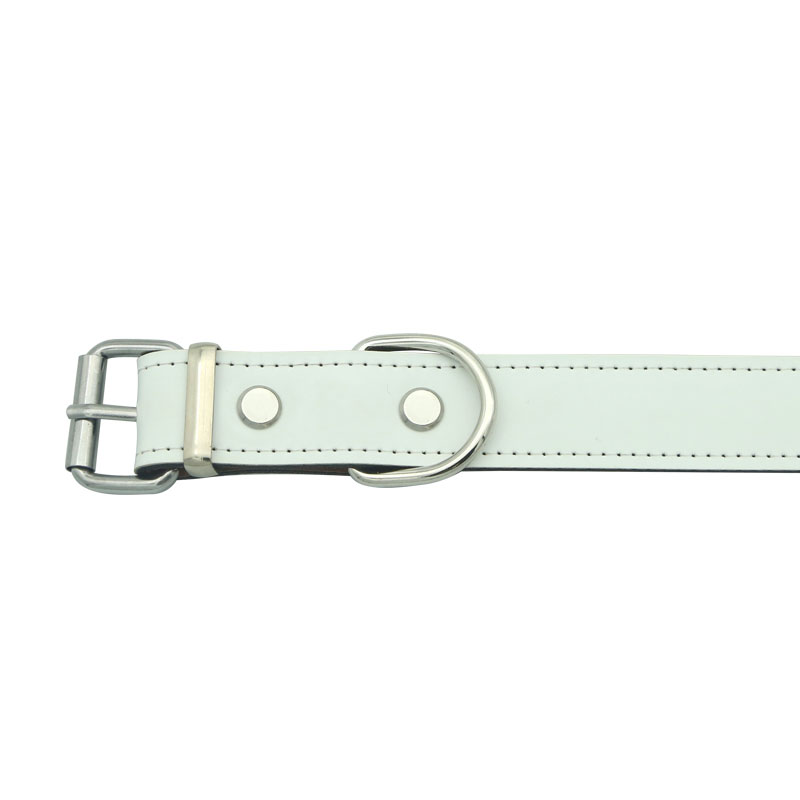 Sublimatie kunstleer hondenhalsband - XL