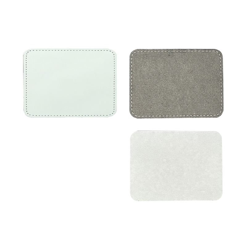 3 'x 2' rechthoekige sublimatie kunstleren patches met lijm