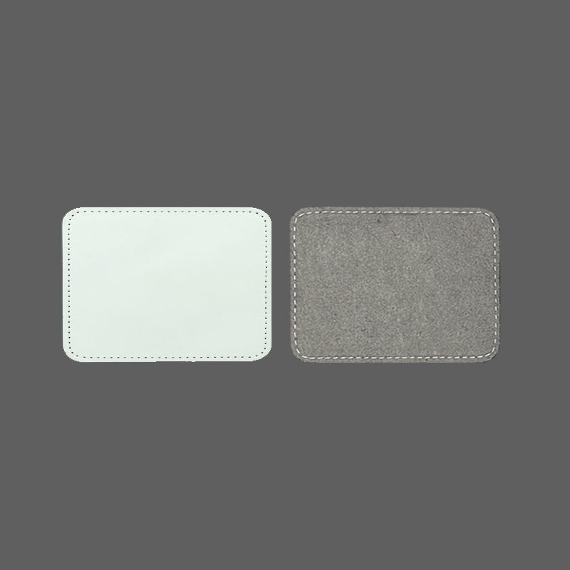 3 'x 2' rechthoekige sublimatie kunstleren patches met lijm