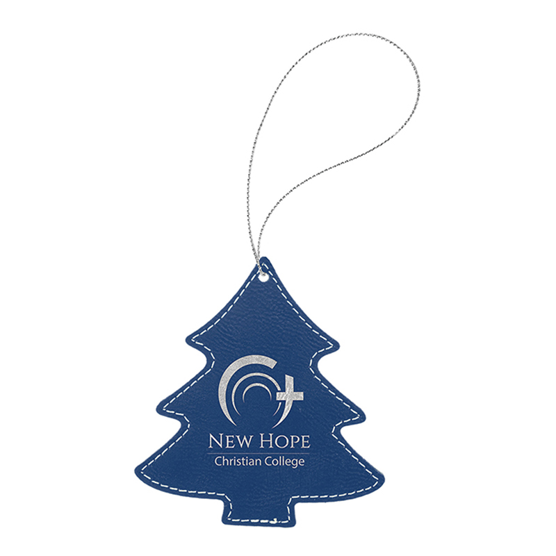 Laserbaar kunstleer boomornament Laserbaar kunstleer boomornament