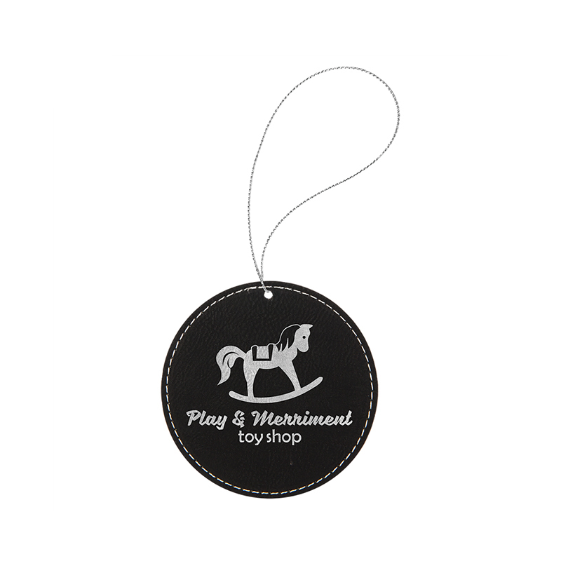 Laserbaar kunstleer rond ornament