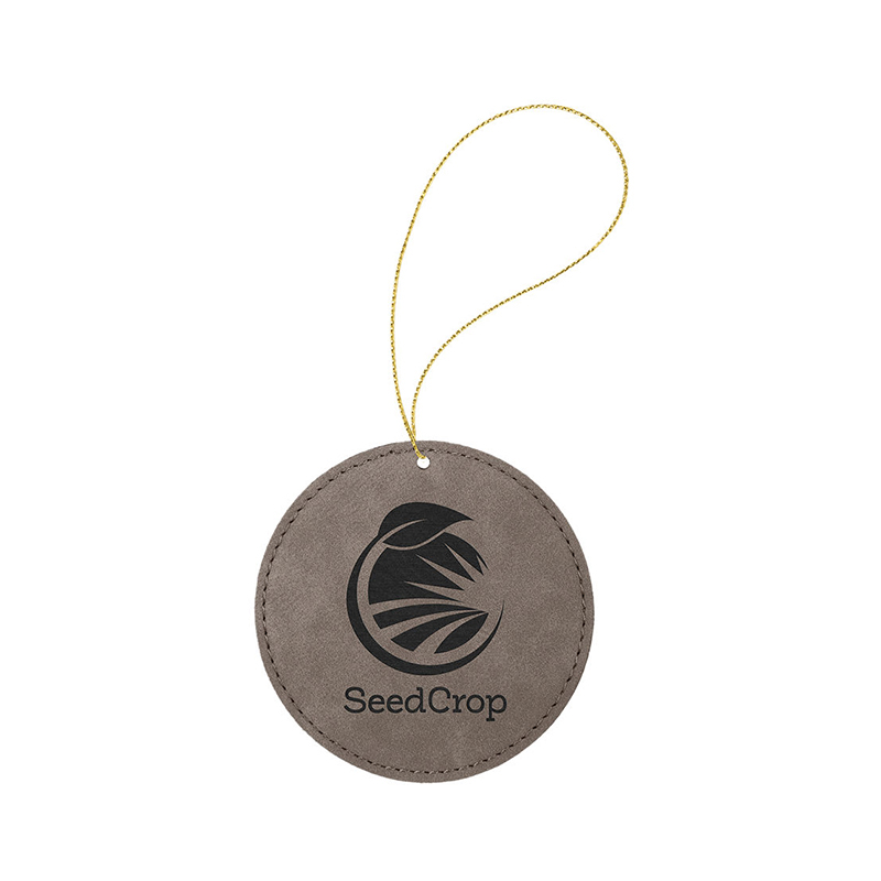 Laserbaar kunstleer rond ornament