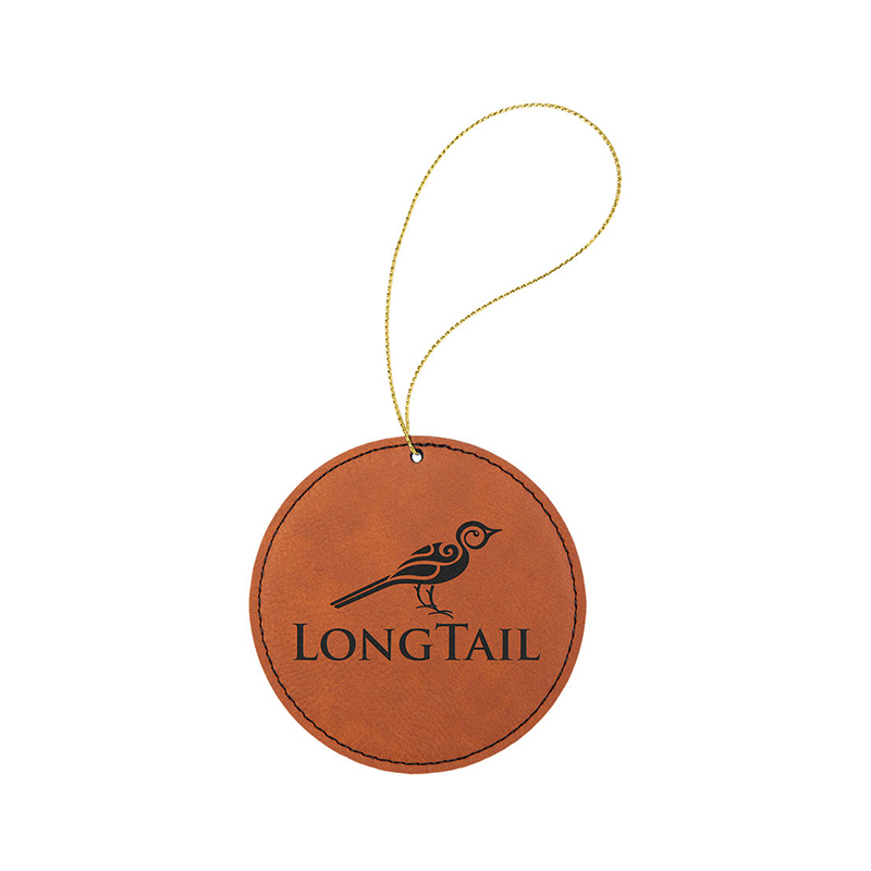 Laserbaar kunstleer rond ornament