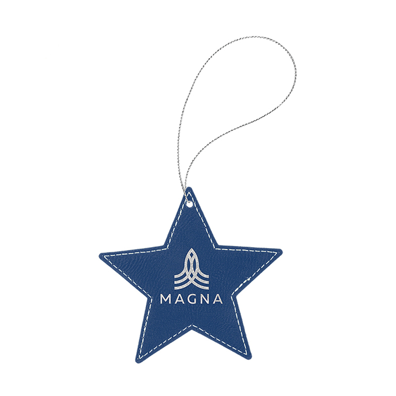 Laserbaar kunstleer sterornament