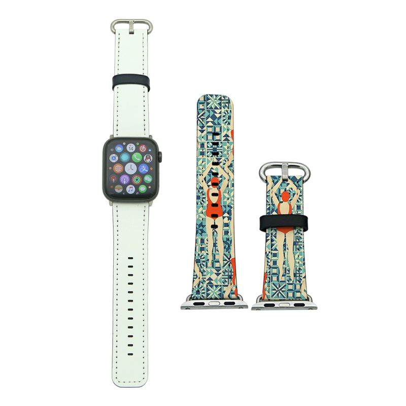 Sublimatie PU lederen Apple iWatch-bandjes voor serie 4/5-40 mm