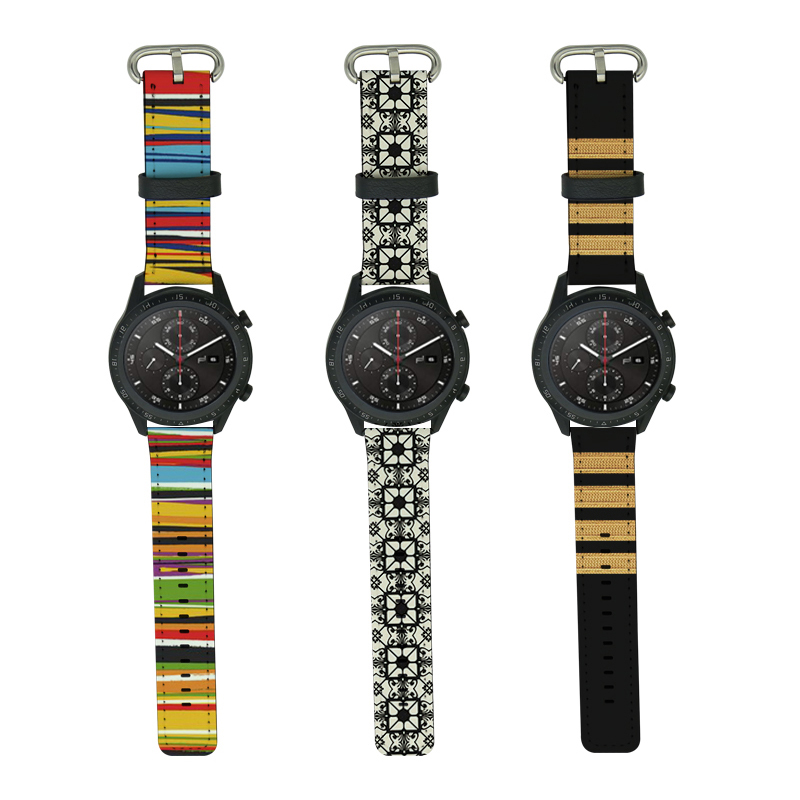 Sublimatie PU-leer Samsung/Huawei horlogebanden 20 mm