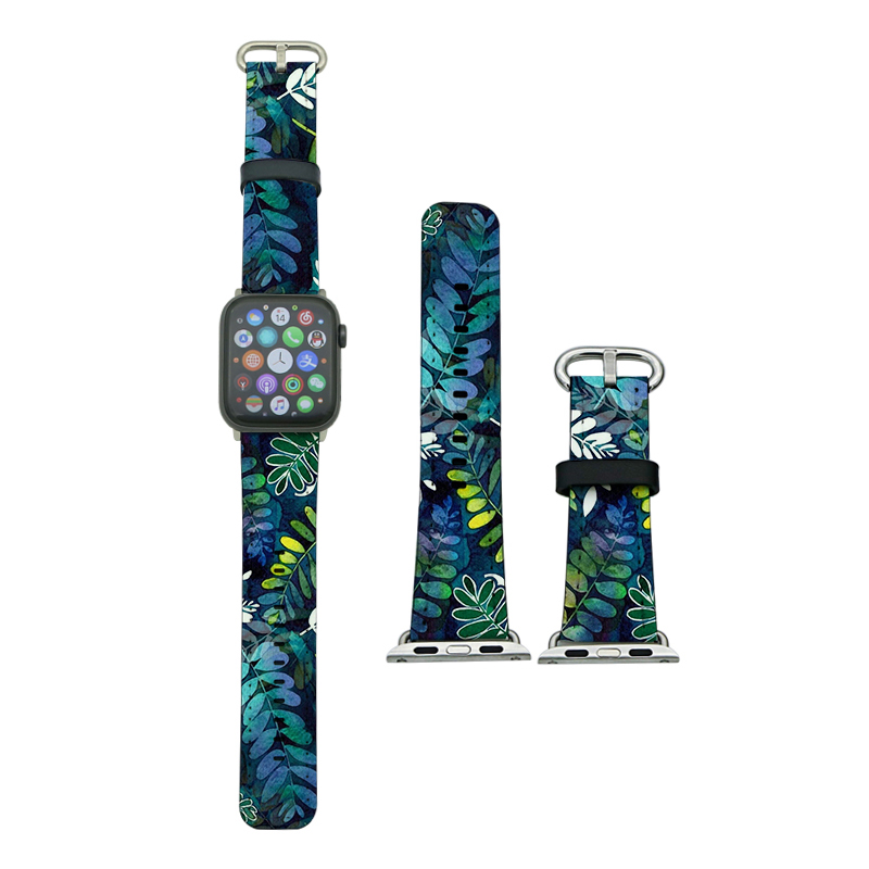 Sublimatie PU lederen Apple iWatch-bandjes voor serie 4/5-40 mm