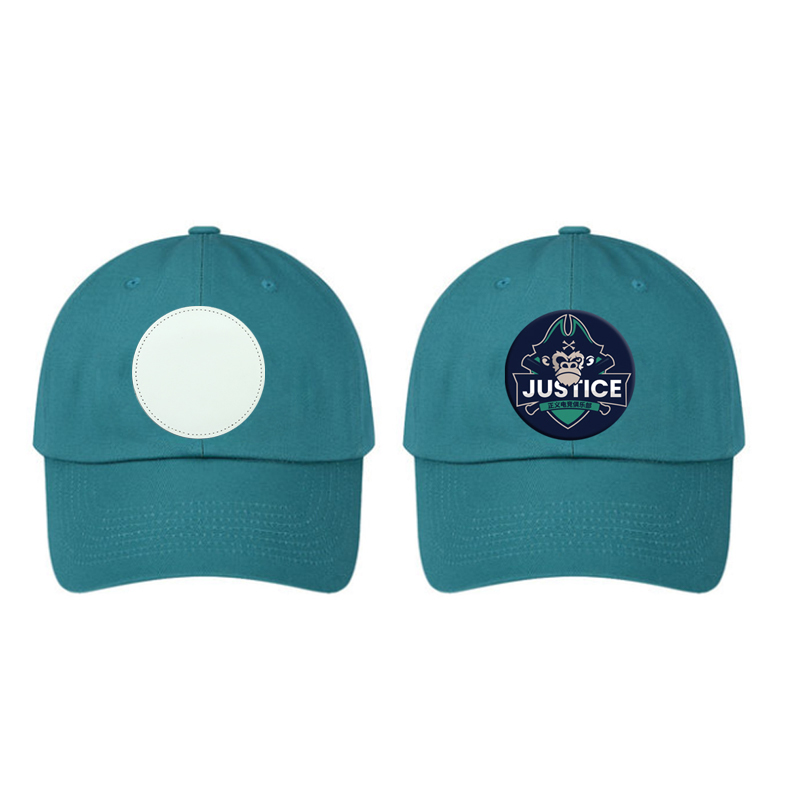 2 1/2' ronde sublimatie kunstleren patches met lijm