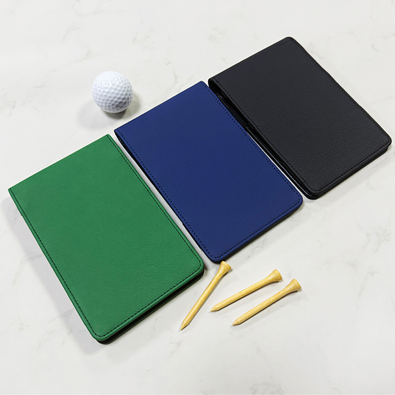 Sublimatie kunstleer golfscorekaarthouder