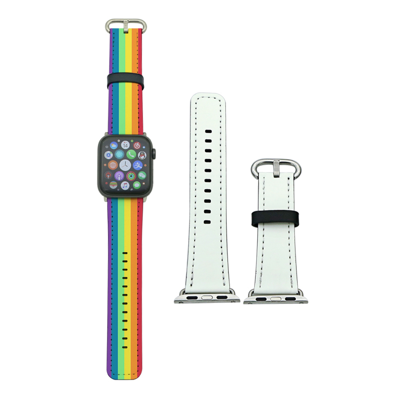 Sublimatie PU lederen Apple iWatch-bandjes voor serie 4/5-40 mm