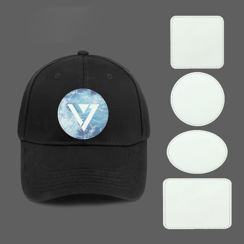 3 'ronde sublimatie kunstleren patches met lijm 3 'ronde sublimatie kunstleren patches met lijm