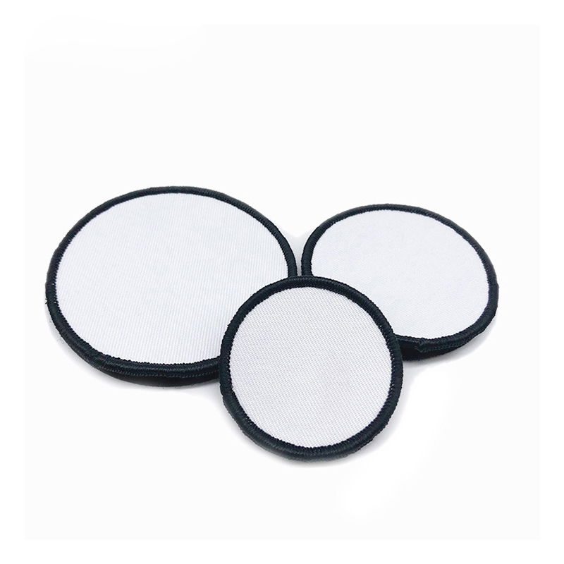 3 'ronde sublimatie kunstleren patches met lijm 3 'ronde sublimatie kunstleren patches met lijm