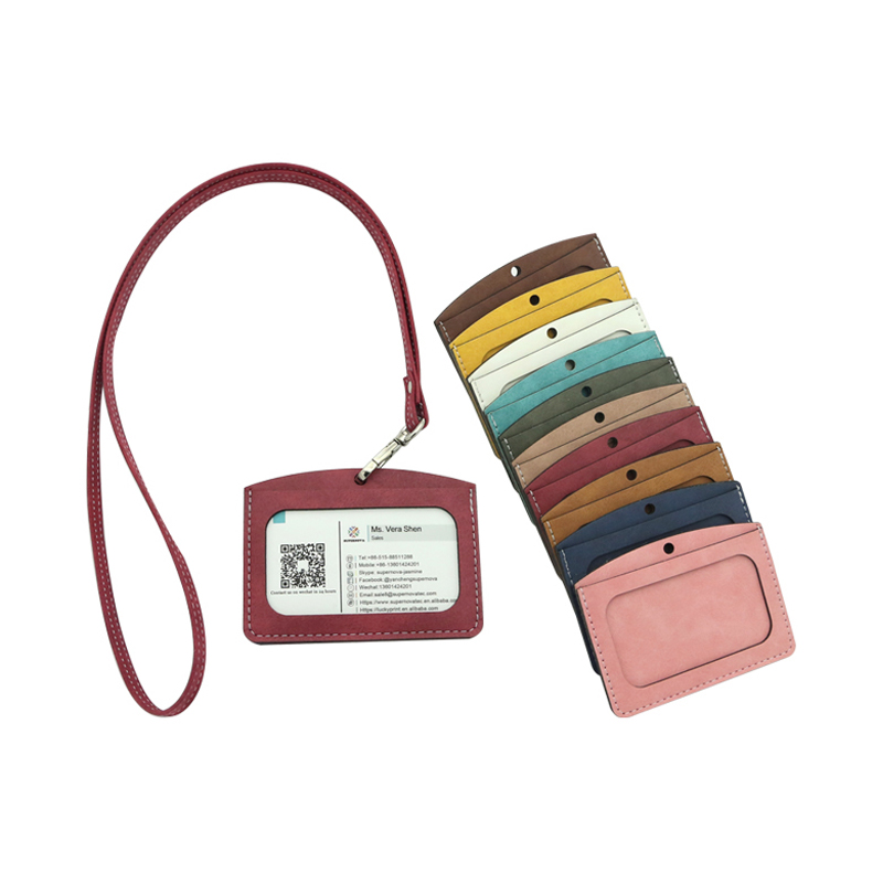 Sublimatie kunstleren ID-badgehouder - horizontaal