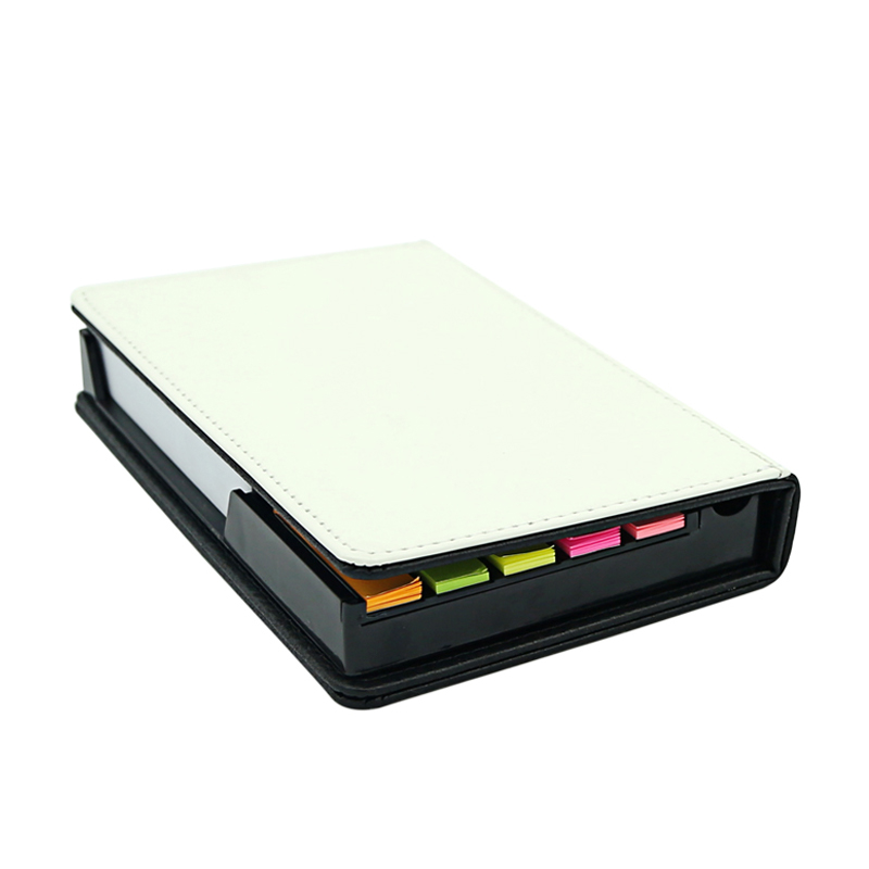 Sublimatie kunstleer Sticky Notes Box - Rechthoek