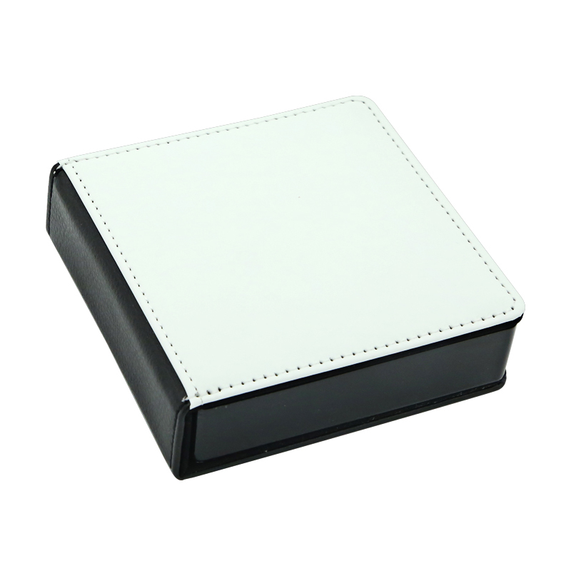 Sublimatie kunstleer Sticky Notes Box - Vierkant