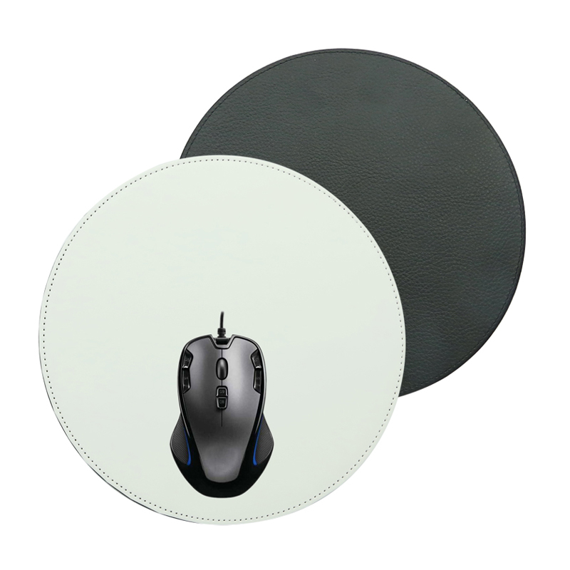 Sublimatie Pu lederen muismat - Rond