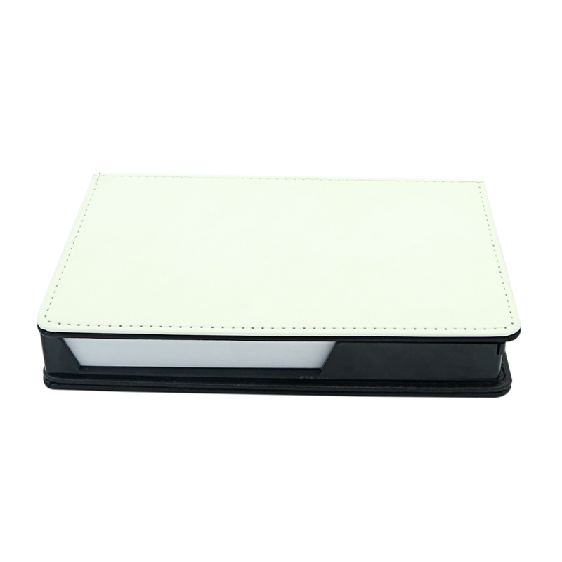 Sublimatie kunstleer Sticky Notes Box - Rechthoek