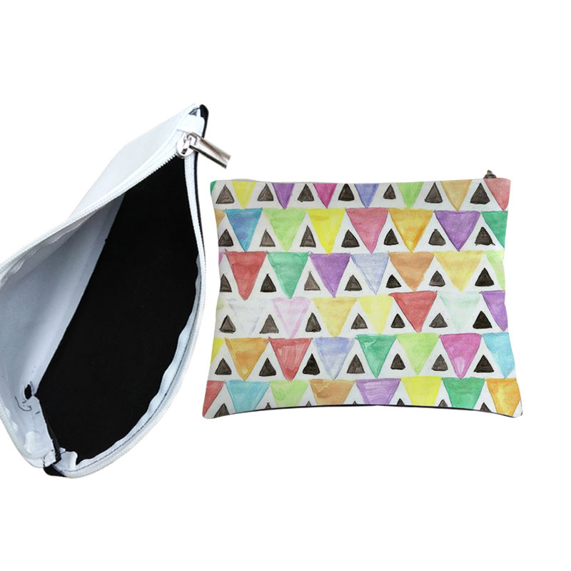Sublimatie stof cosmetische tas/potloodtas - L-formaat