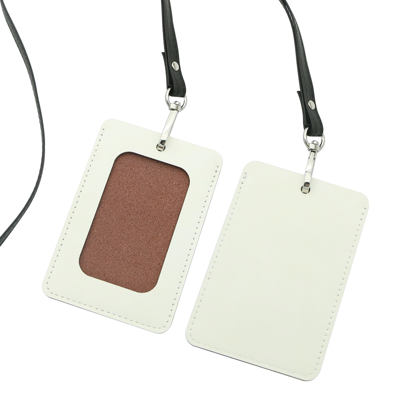 Sublimatie kunstleer ID-badgehouder - Recht Sublimatie kunstleer ID-badgehouder - Recht