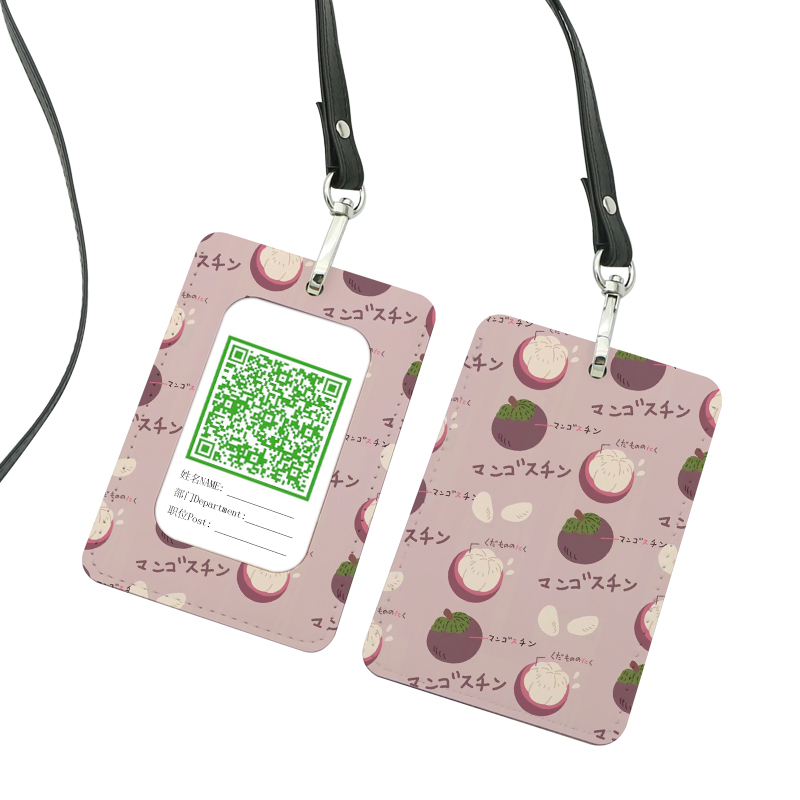 Sublimatie kunstleer ID-badgehouder - Recht Sublimatie kunstleer ID-badgehouder - Recht