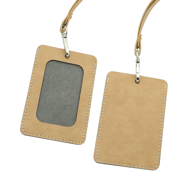 Sublimatie kunstleer ID-badgehouder - Recht Sublimatie kunstleer ID-badgehouder - Recht