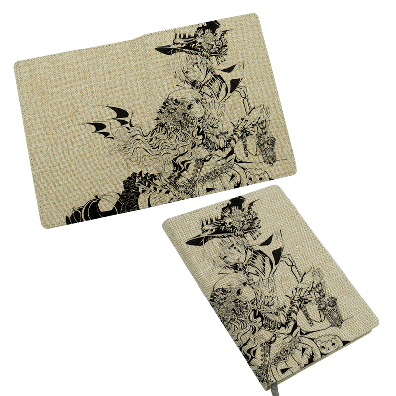 Sublimatie jute notitieboekje - A5-formaat