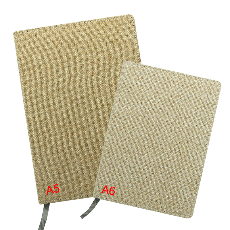 Sublimatie jute verwisselbaar notitieboekje - A6-formaat