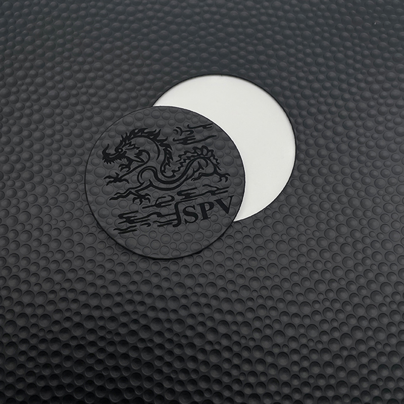 Golf texture laserable leatherette sheets with adhesive/without adhesive