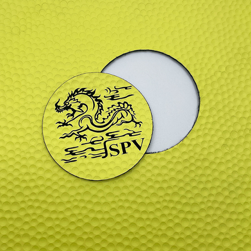 Golf texture laserable leatherette sheets with adhesive/without adhesive