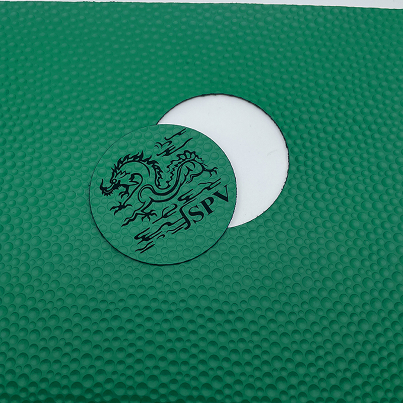 Golf texture laserable leatherette sheets with adhesive/without adhesive